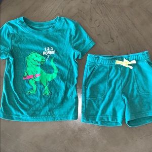 Boys 18 month t-shirt and cotton shorts